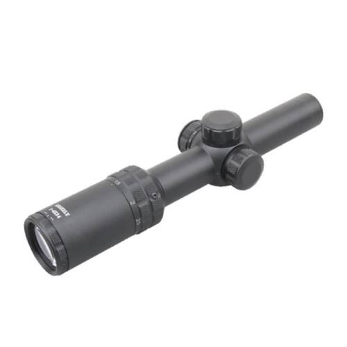 Luneta Vector Optics Grizzly 1-4x24 30mm SFP 1/2 MOA SCOC-41 com Anéis 30mm